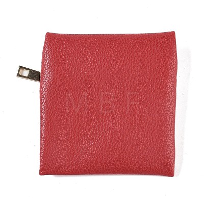 Imitation Leather Jewelry Storage Zipper Bags ABAG-G016-01A-01-1