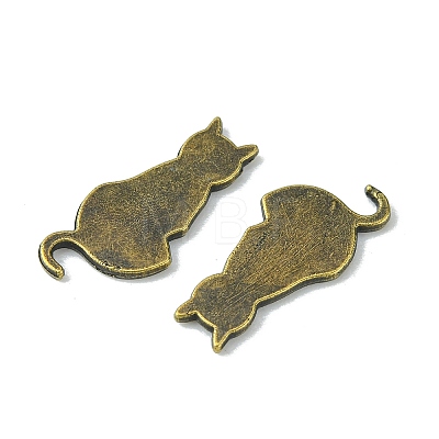 Alloy Kitten Cabochons PALLOY-WH0051-01AB-06-1