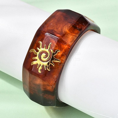 Resin Bangles for Women BJEW-B167-01A-1