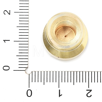 Constellation Golden Tone Wax Seal Brass Stamp Heads STAM-P002-02G-07-1