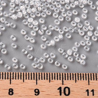 11/0 Grade A Transparent Glass Seed Beads X-SEED-N001-F-238-1