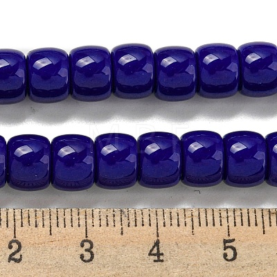 Opaque Glass Beads Strands GLAA-NH0002-B01-1