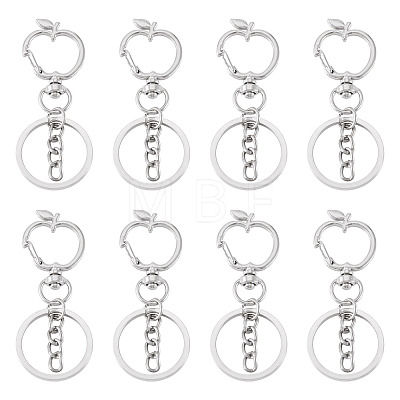 10Pcs Alloy Keychains KEYC-TA0004-76-1