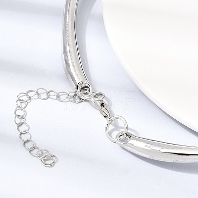 Alloy Flow Water Choker Necklaces for Women AL-CBA9074-01P-1