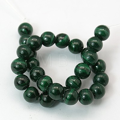 Natural Malachite Beads Strands G-I001-5mm-01-1