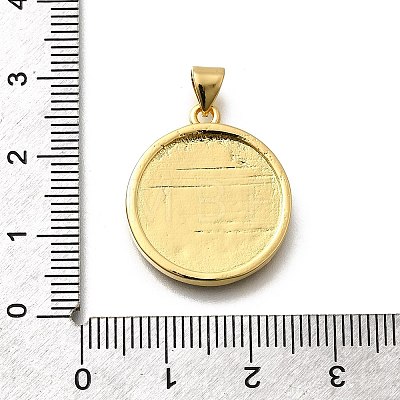 Brass Enamel Pendants KK-P295-02G-02-1