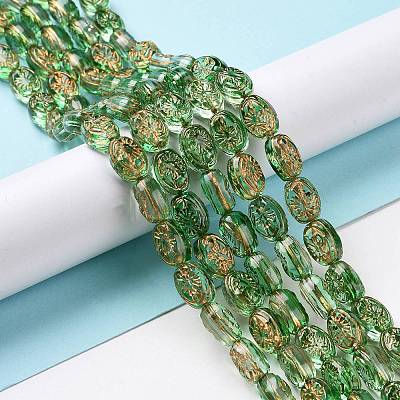 Transparent Glass Beads Strands GLAA-F114-05E-1