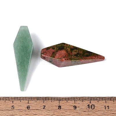 Natural & Synthetic Mixed Stone Pendants G-N362-22-1