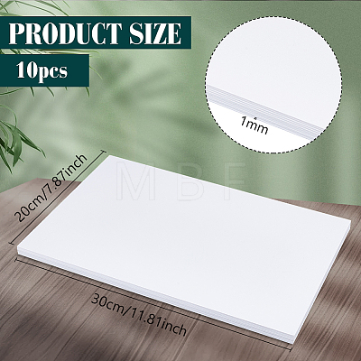 PVC Plastic Foamed Boards AJEW-WH0528-23-1