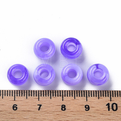 Acrylic European Beads MACR-S375-002B-04-1