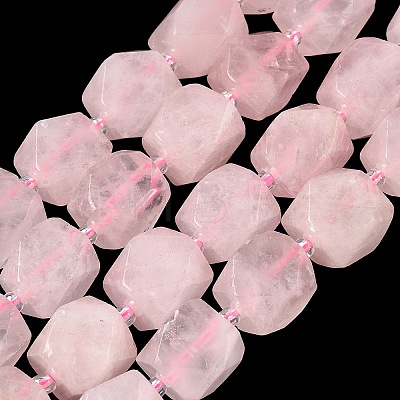 Natural Rose Quartz Beads Strands GG-CBAF8A8-A13-01-1