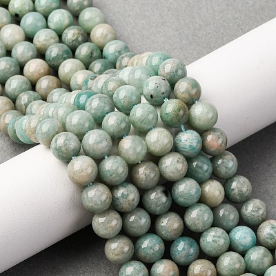 Natural Amazonite Beads Strands X1-G-K068-03-8mm-1