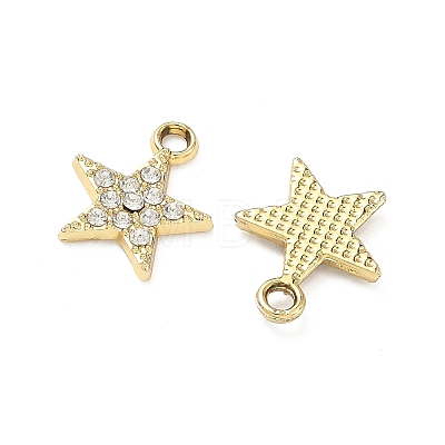 Alloy Rhinestone Pendants ALRI-D303-07G-1