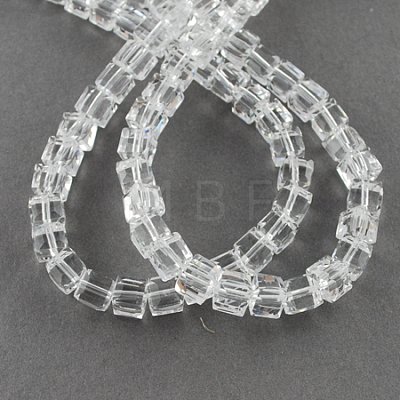 Glass Bead Strands GLAA-R041-8x8mm-24-1