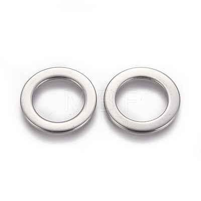 201 Stainless Steel Linking Rings X-STAS-L234-040P-1