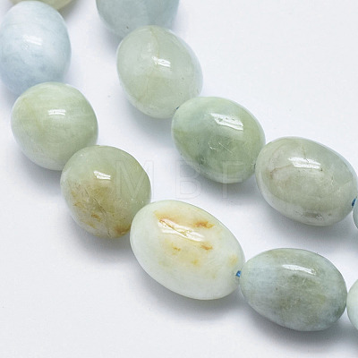 Natural Aquamarine Beads Strands G-F547-12-B-1