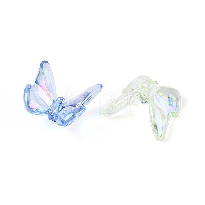 UV Plating Transparent Acrylic Beads TACR-T030-21M-1