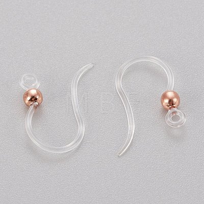 Eco-Friendly Plastic Earring Hooks STAS-K203-03RG-1