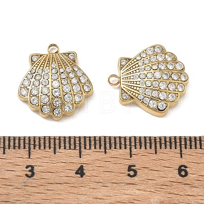 304 Stainless Steel Micro Pave Clear Cubic Zirconia Pendants CU-CBAF0F8-01A-G-1