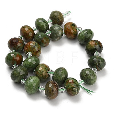 Natural Green Opal Beads Strands G-L642-I06-18x13mm-1
