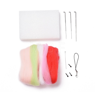 DIY Pendant Decoration Needle Felting Kit DIY-C051-05-1