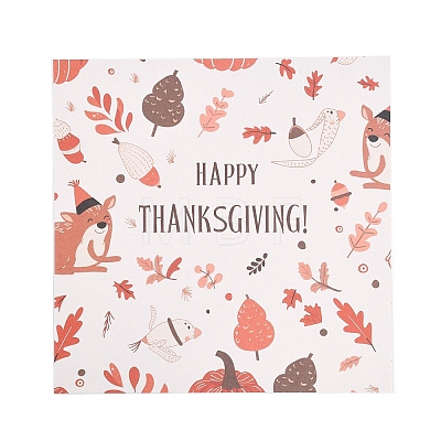 Thanksgiving Day Leaf Turkey Scrapbooking Paper Pads Set STIC-C010-35A-1