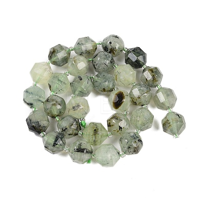 Natural Prehnite Beads Strands G-O201B-144H-1