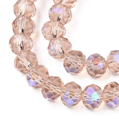 Electroplate Glass Beads Strands LS-EGLA-A034-T2mm-L22-1