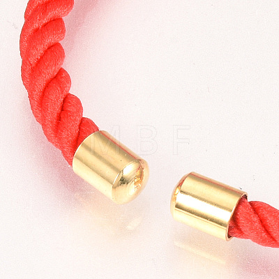 Nylon Cord Bracelet Making MAK-S058-02G-1