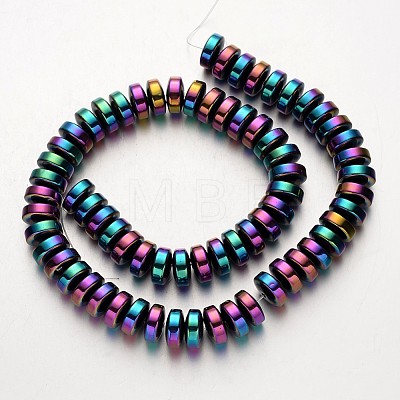 Electroplate Non-magnetic Synthetic Hematite Beads Strands G-F300-16-02-1