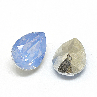 Pointed Back Resin Rhinestone Cabochons RESI-T014-10x14mm-A17-1