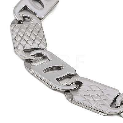 304 Stainless Steel Mariner Link Chain Bracelets BJEW-B078-54P-01-1