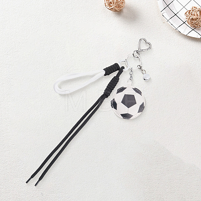1Pc Sports ThemePU Leather Keychains KEYC-SP0001-67B-1