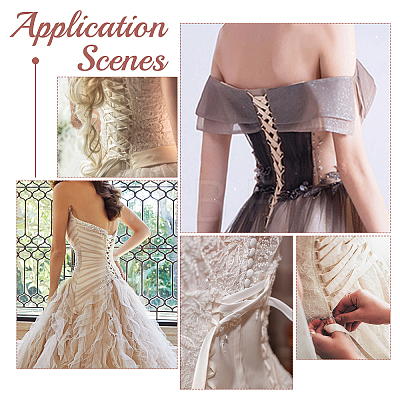 Women's Wedding Dress Zipper Replacement DIY-WH0304-364A-1