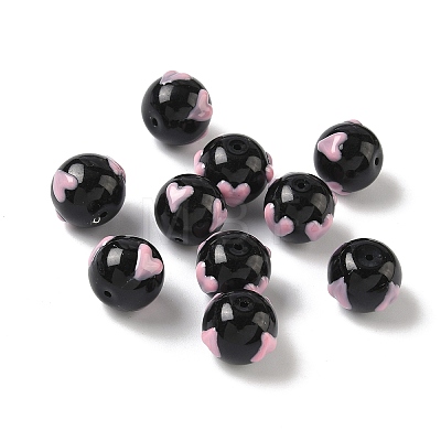 Handmade Glass Enamel Beads GLAA-K070-45A-1