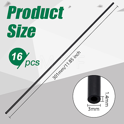 Carbon Fiber Round Bar DIY-WH0591-514A-1