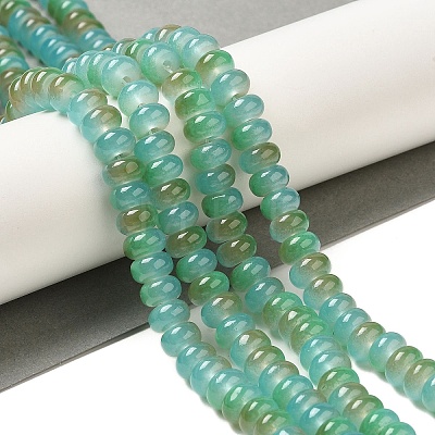 Baking Paint Glass Beads Strands X-DGLA-C003-01H-1