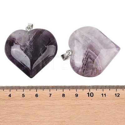 Natural Banded Amethyst Pendants GG-K002-04T-1