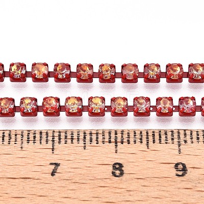 Iron Rhinestone Cup Chains CH-T006-05A-07-1