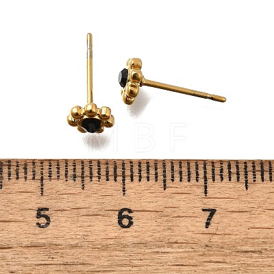 304 Stainless Steel Stud Earrings EJEW-F361-20G-1