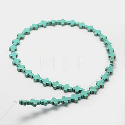 Synthetic Howlite Bead Strands G-P228-25-1