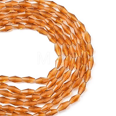 Glass Beads Strands GLAA-R026-8x4mm-09-1