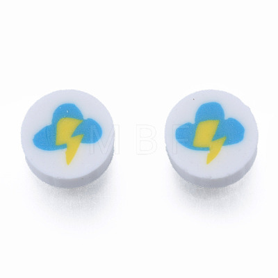 Handmade Polymer Clay Beads CLAY-N011-81B-1