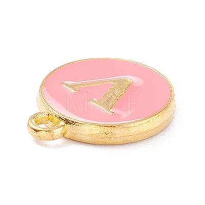 Golden Plated Alloy Enamel Charms ENAM-Q437-14V-1