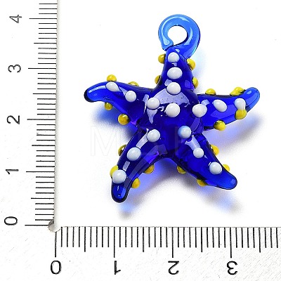 Handmade Lampwork Pendants X-LAMP-A004-05D-1