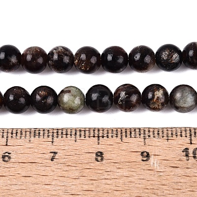 Natural Biotite Beads Strands G-Q616-01B-1