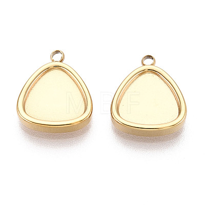 304 Stainless Steel Connector Cabochon Settings STAS-N115-37G-1