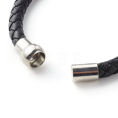 Handmade Lampwork Evil Eye Beaded Bracelets BJEW-JB06379-03-1