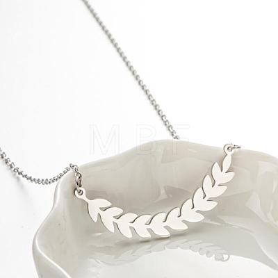 304 Stainless Steel Cutout Pendant Necklaces for Women WGF4B22-04-1