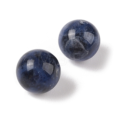 Natural Sodalite No Hole Sphere Beads G-K353-04A-08-1